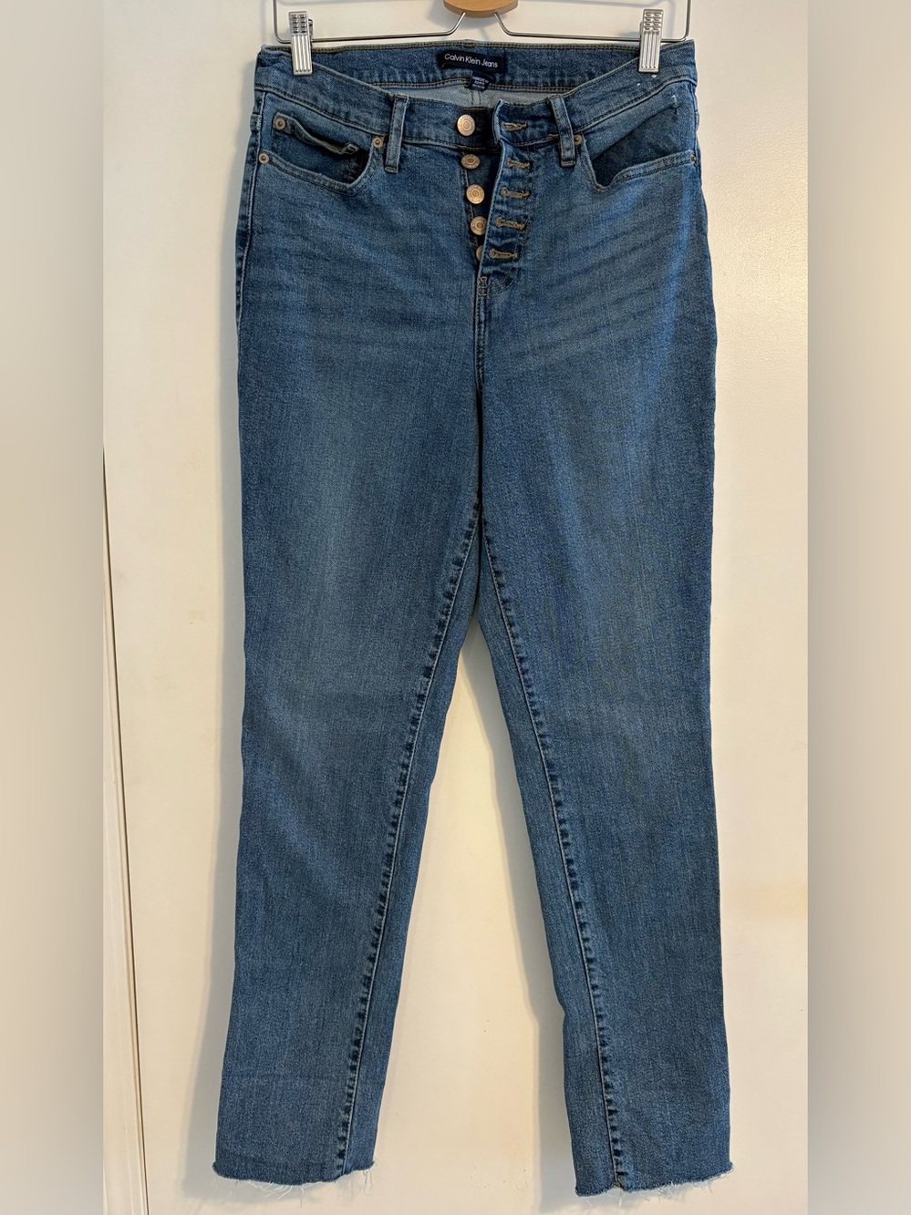 Calvin Klein Women's Skinny Jeans in Medium Blue Wash